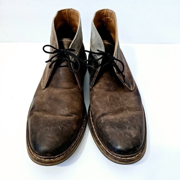 Cole Haan Williams Welt II Boots Size 7.5 Leather Two Toned Lace Up Chukka - Picture 4 of 8